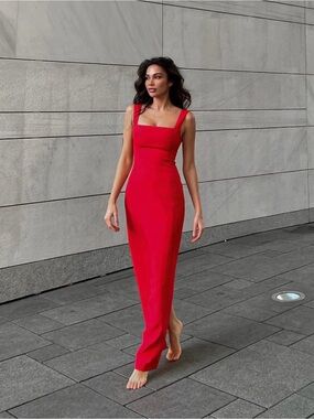Bianca and Bridgett Red Bonnie Dress